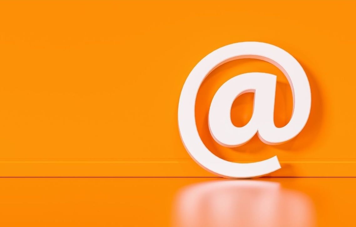 do you put your name after an email